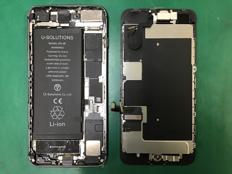 スマホ修理工房王子店/iPhone8Plusのバッテリー交換をいたしました！