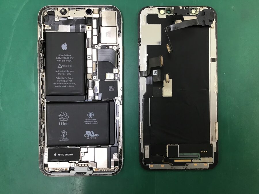 スマホ修理工房王子店/iPhoneXのバッテリー交換をいたしました！