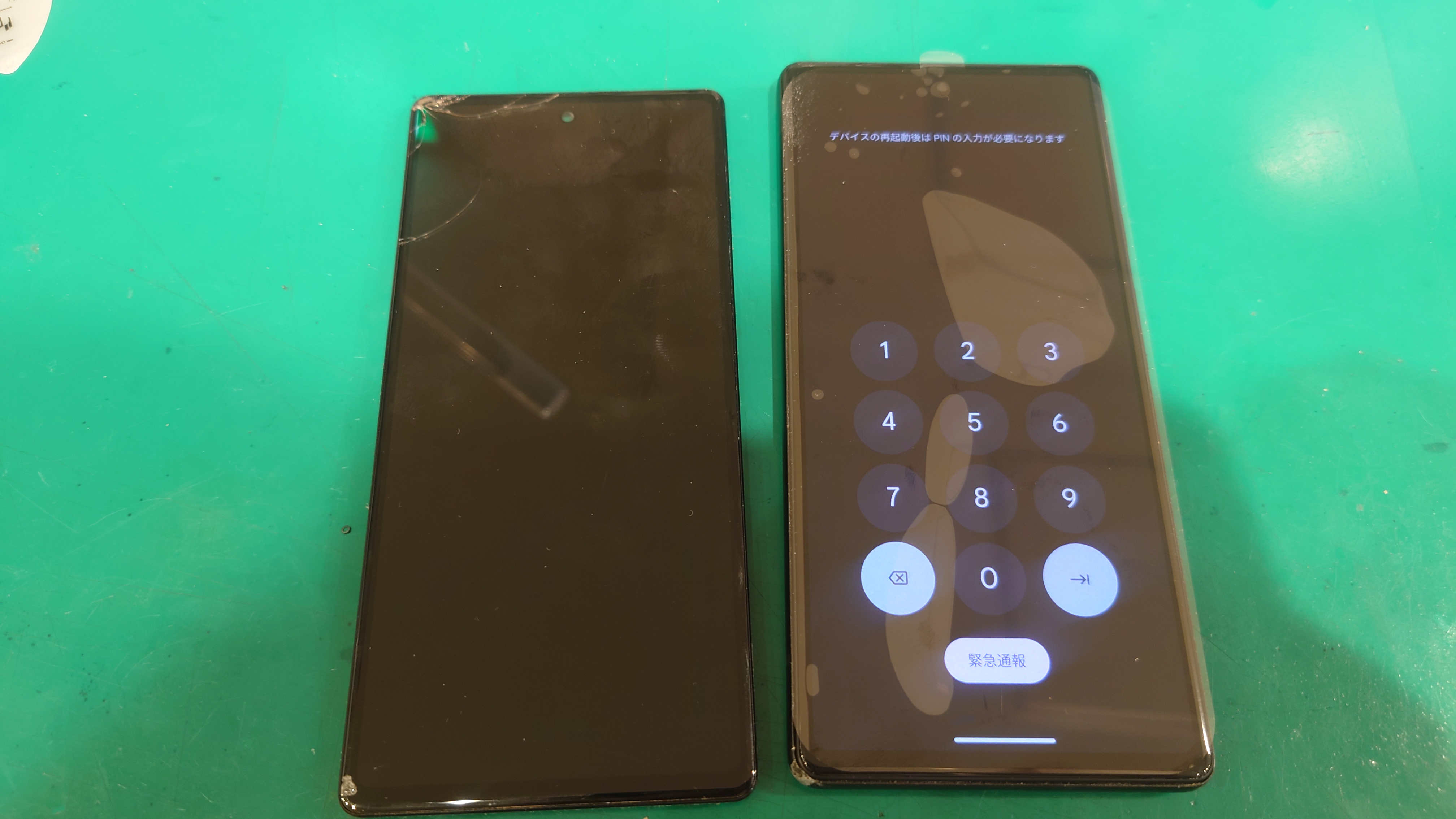 映らなくても勿論修理可能です。Pixel6a(ピクセル) の即日画面修理なら【スマホ修理工房新宿PePe店】へご相談を！