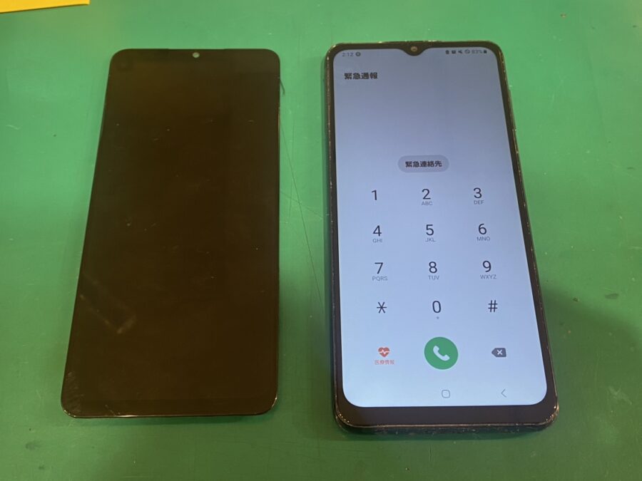 Galaxy A32 落とした衝撃で画面が外れた！？そんな時でも当店ならデータそのまま！【スマホ修理工房新宿PePe店】