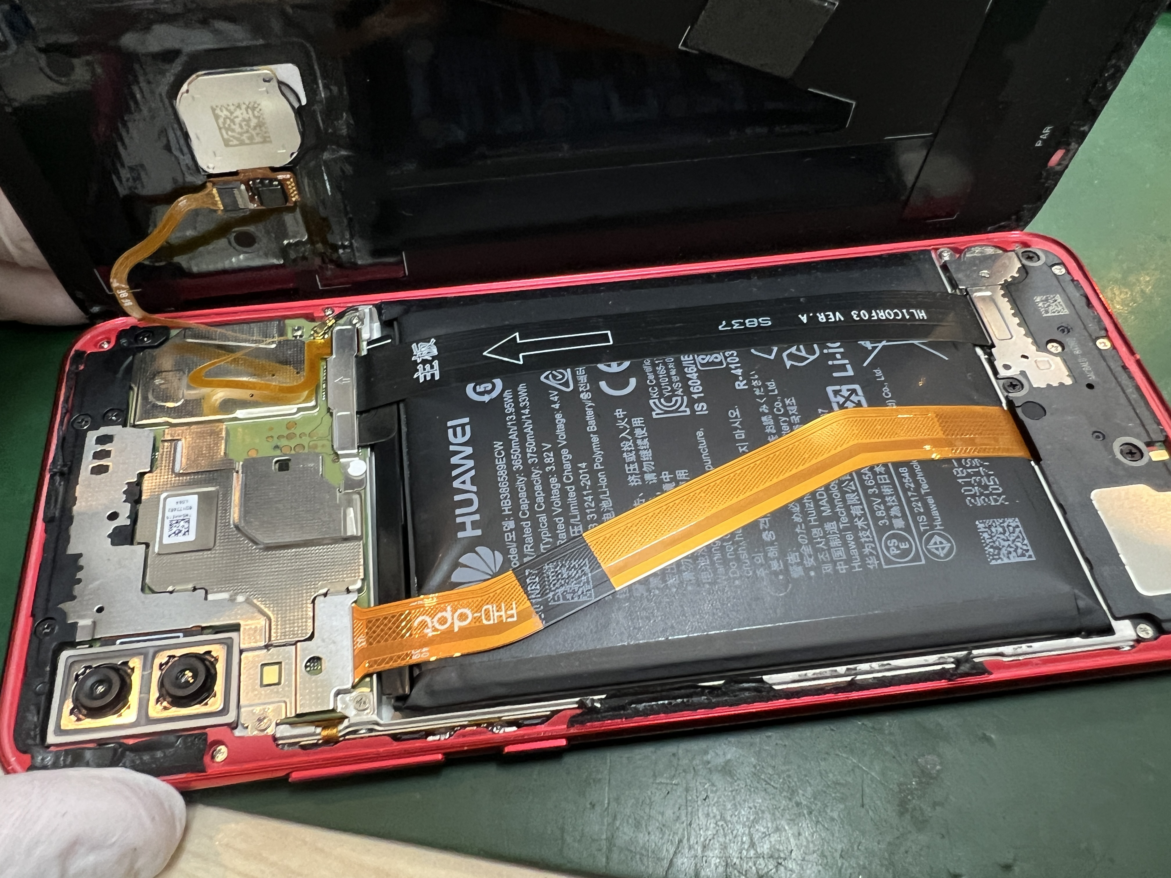 HUAWEI Nova3（ファーウェイ ノヴァ３）電池交換のご依頼をいただきました！