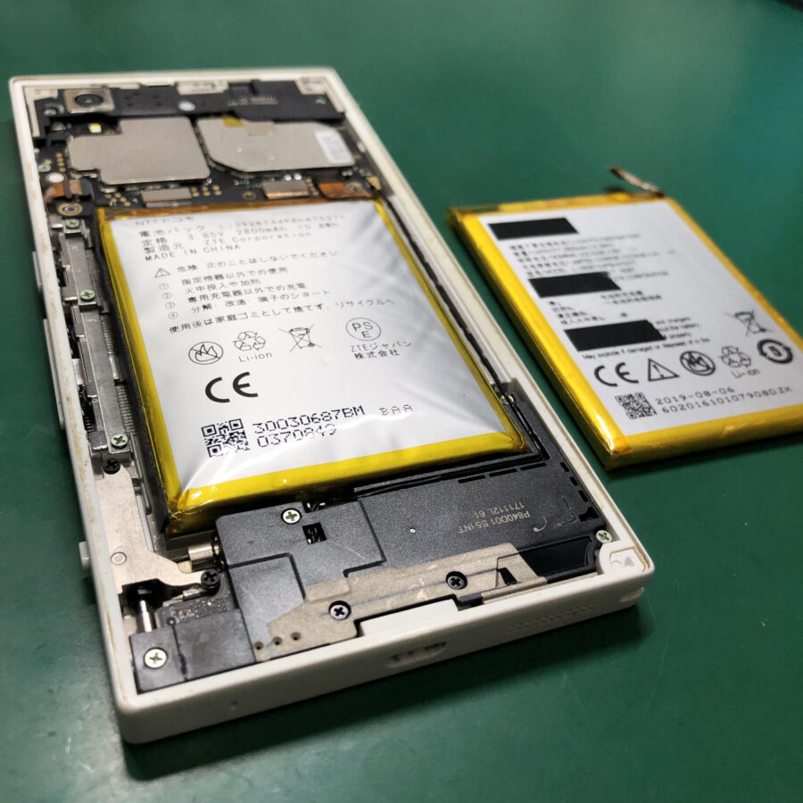 ZTE MONO(MO-01K)のバッテリー膨張は、「スマホ修理工房 池袋P'パルコ本店」にお任せください😊👍