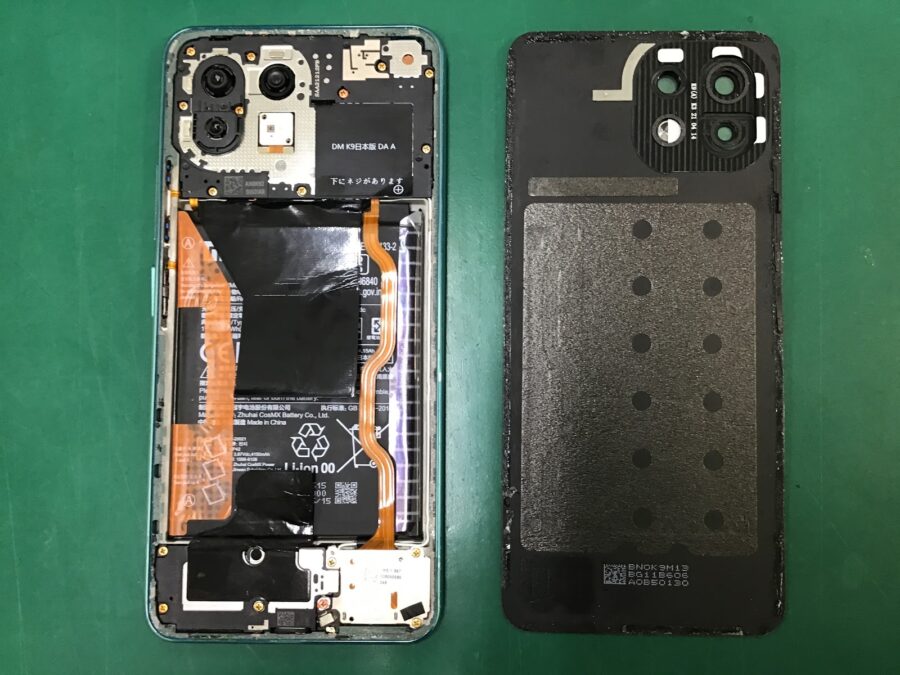 スマホ修理工房王子店/Xiaomi Mi11 Lite5Gのバッテリー交換をいたしました！