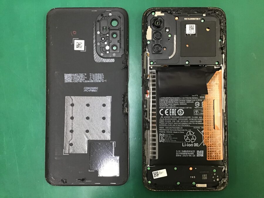 スマホ修理工房王子店/ Xiaomi Redmi note10JEのバッテリー交換をいたしました！