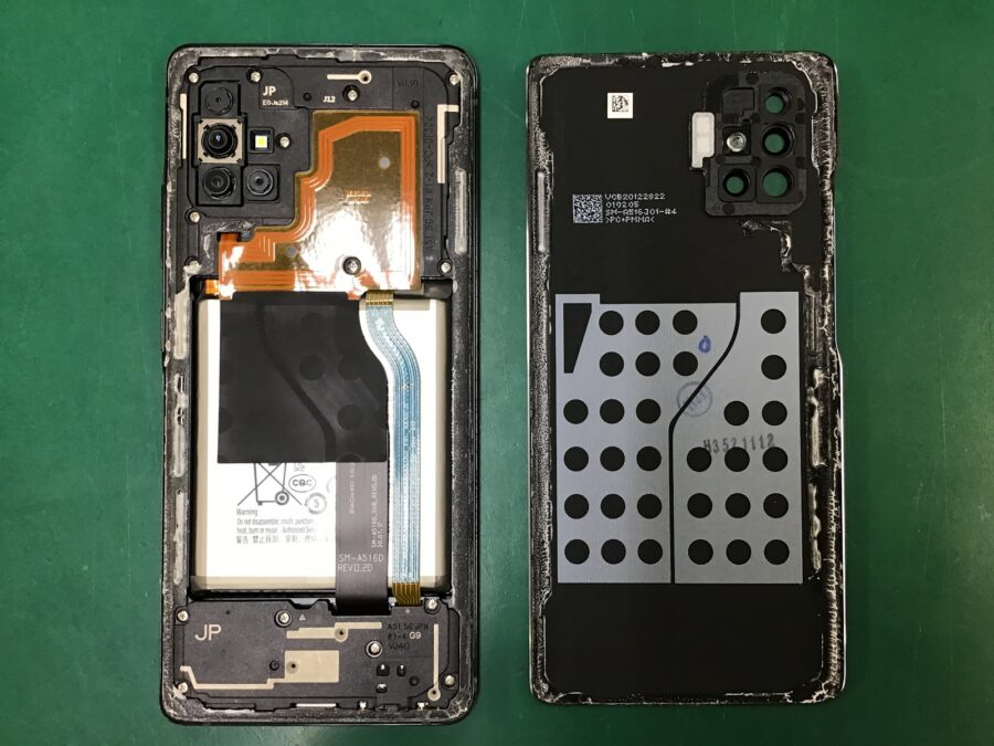 スマホ修理工房王子店/Galaxy A51のバッテリー交換をいたしました！