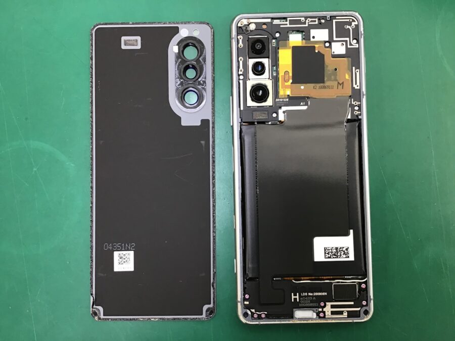 スマホ修理工房王子店/Xperia 5Ⅱのバッテリー交換をいたしました！