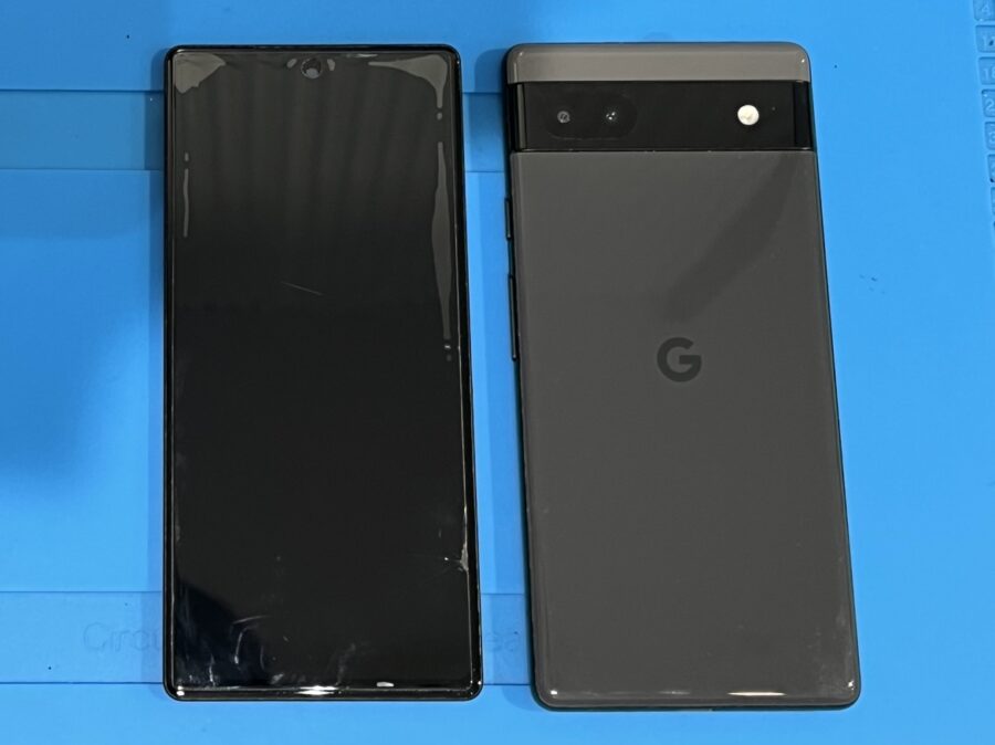 液晶画面が壊れたGoogle Pixel 6a（グーグルピクセル）でも、スマホ修理工房渋谷店は即日修理対応できますッ！！