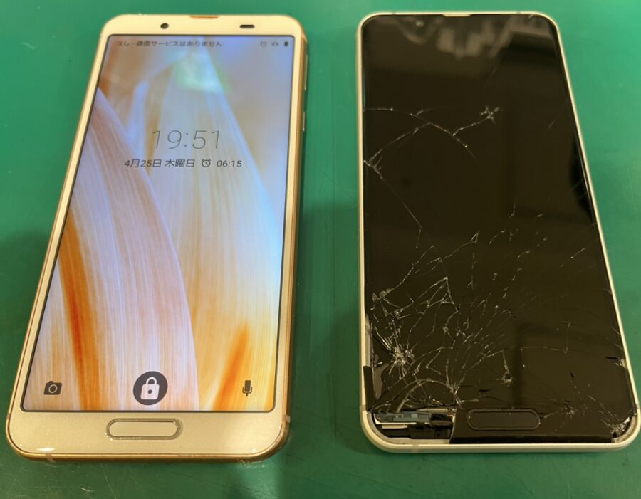 AQUOS Sense3 （SH-02M）（アクオス）の画面交換修理なら当店にお任せください！【スマホ修理工房　新宿PePe店】