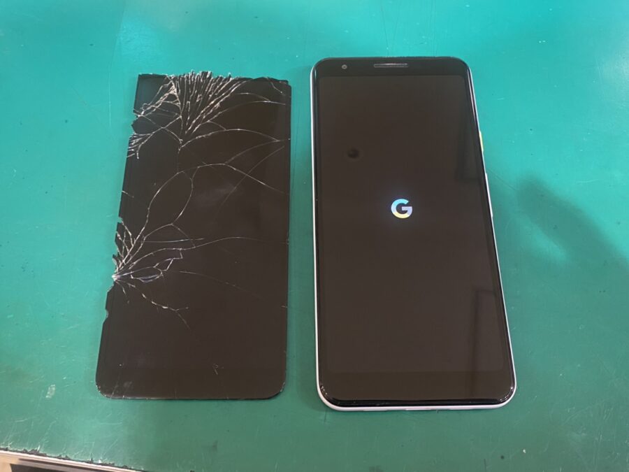 Google Pixel3a（グーグルピクセル） の画面割れも当店なら60分で修理完了！【スマホ修理工房新宿PePe店】