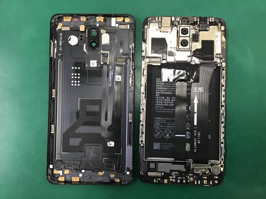 スマホ修理工房王子店/Huawei mate9のバッテリー交換をいたしました！