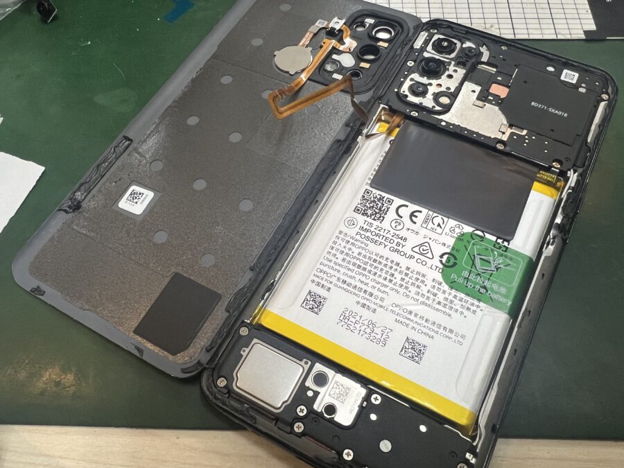 oppo reno5a パネル交換のご依頼をいただきました！