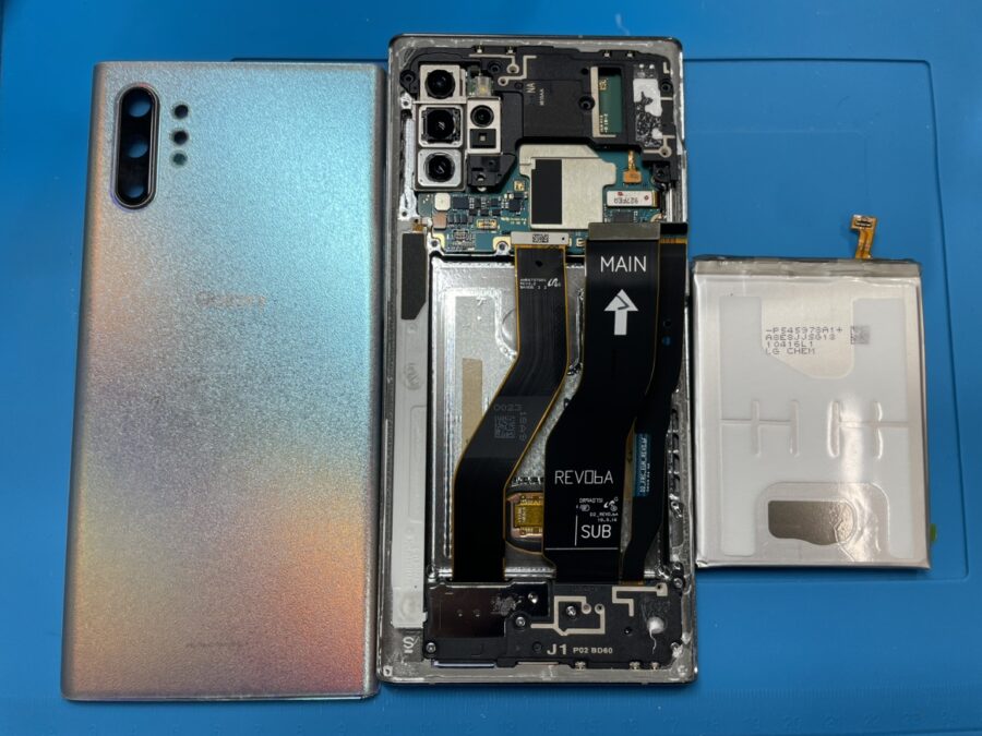 Samsung Galaxy Note 10 Plus（ギャラクシー）のバッテリーが膨張した！【スマホ修理工房池袋P'パルコ店】