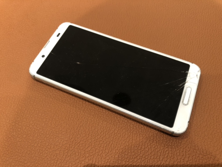 画面のガラスが割れてしまった😢AQUOS Sense3 画面交換の修理を行いました!【スマホ修理工房仙台パルコ2店】