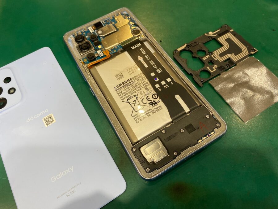 GalaxyA53の充電が半日もたない！劣化したバッテリーを使い続けると劣化するかもしれませんよ・・・そんなお客様のスマホの悩み