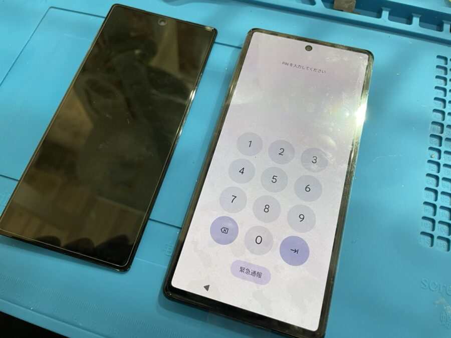 Google Pixel6（ピクセル6）の画面交換修理を行いました！【スマホ修理工房池袋P'パルコ店】