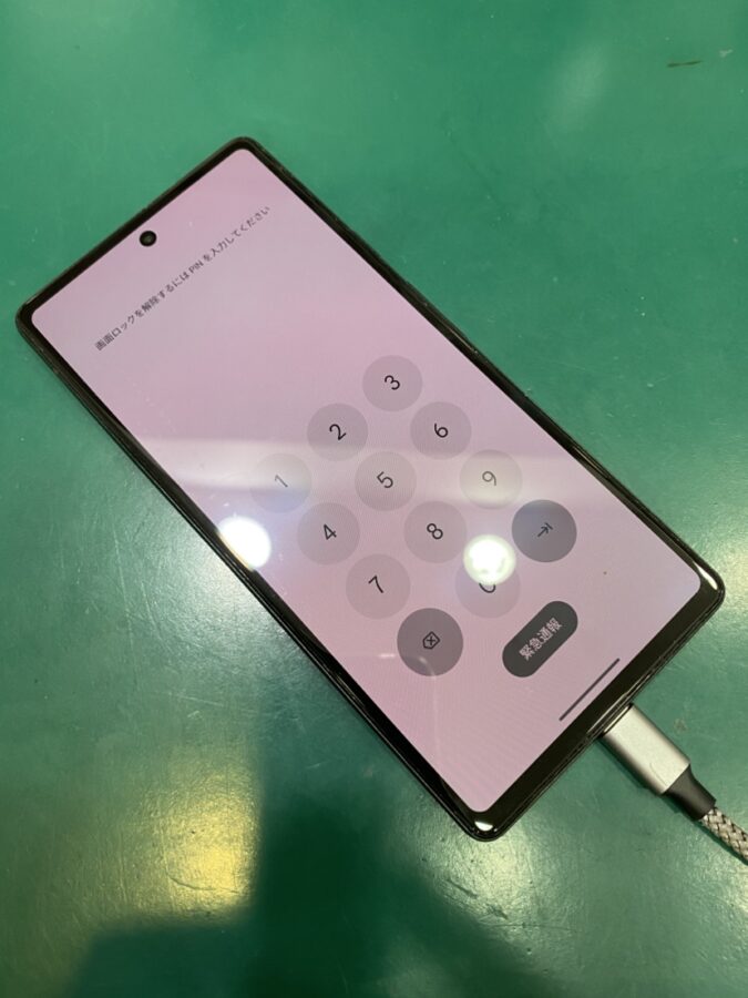【画面交換】藤沢市からお越しのお客様より、Google Pixel6a (グーグルピクセル6a)をお持ち込みいただきました！