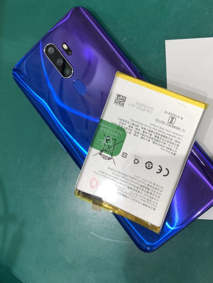 【バッテリー交換修理】藤沢市からお越しのお客様より、OPPO A5 2020（オッポ)をお持ち込みいただきました！