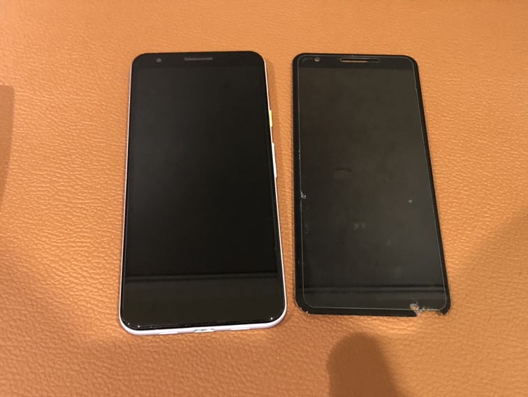 画面が欠けてしまったPixel3a（ピクセル）の画面交換修理を行いました！【スマホ修理工房　仙台PARCO2店】