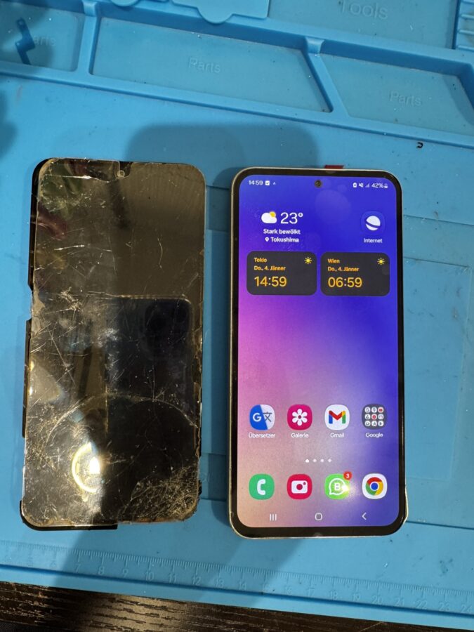 Galaxy A52(ギャラクシー)の画面割れの交換修理ができます！渋谷でSamsung修理をするなら「スマホ修理工房 渋谷店」