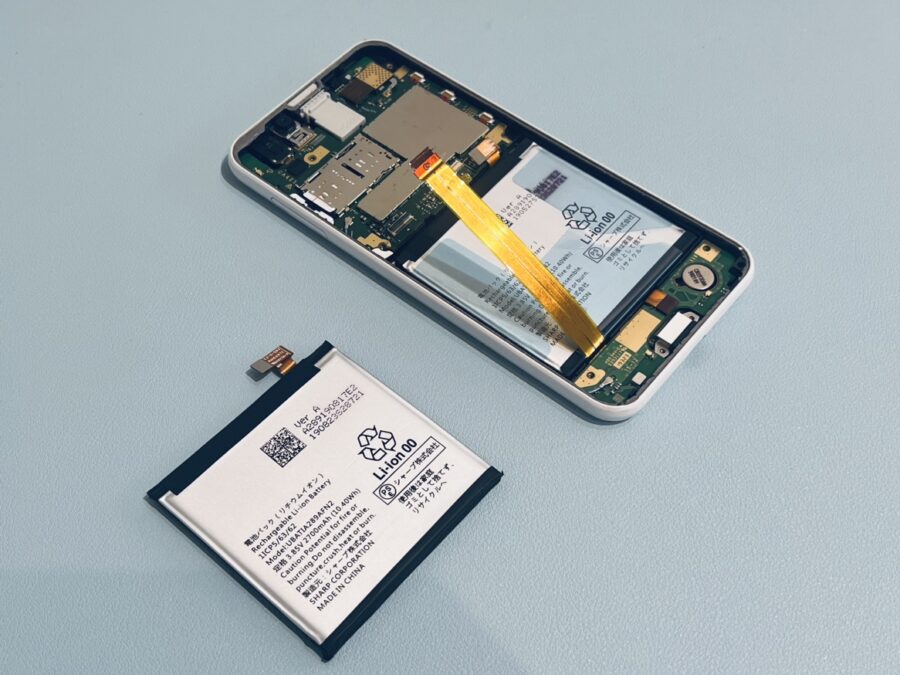 SHARP AQUOS sense2(アクオスセンス2)のバッテリー交換修理を行いました！