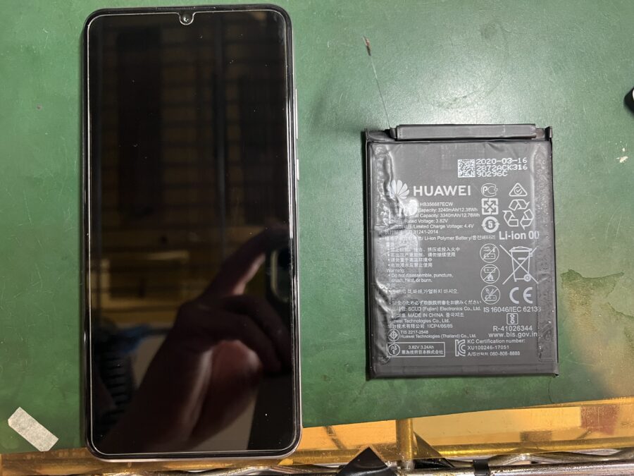 HUAWEI P30 liteのバッテリー交換のご依頼をいただきました！