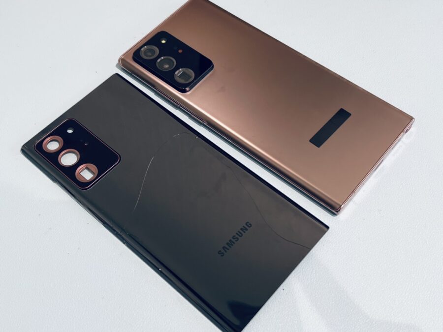 Samsung Galaxy Note20ultra（ギャラクシー）のバックパネル交換修理を行いました！