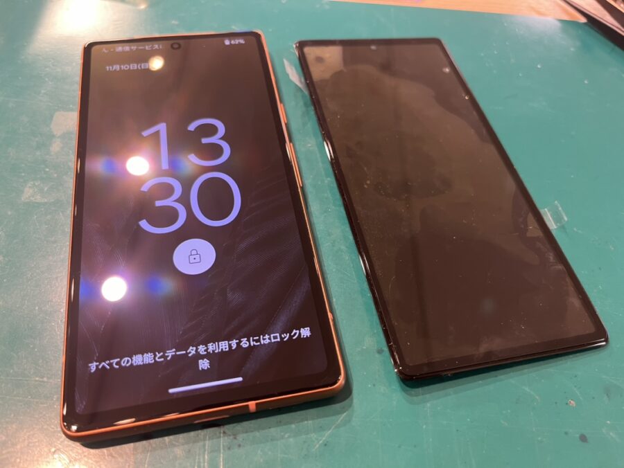 【スマホ修理工房新宿PePe店】Google Pixel7a（グーグルピクセル）の画面交換は最短60分～♪