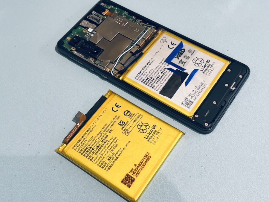 SHARP AQUOS Zero5G basic(アクオス)のバッテリー交換修理を行いました！