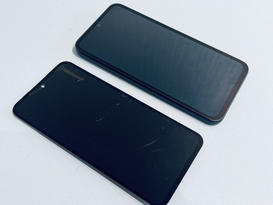 液晶に線が入って見えづらくなってしまった！Samsung Galaxy A54（ギャラクシー）の画面交換修理を行いました！