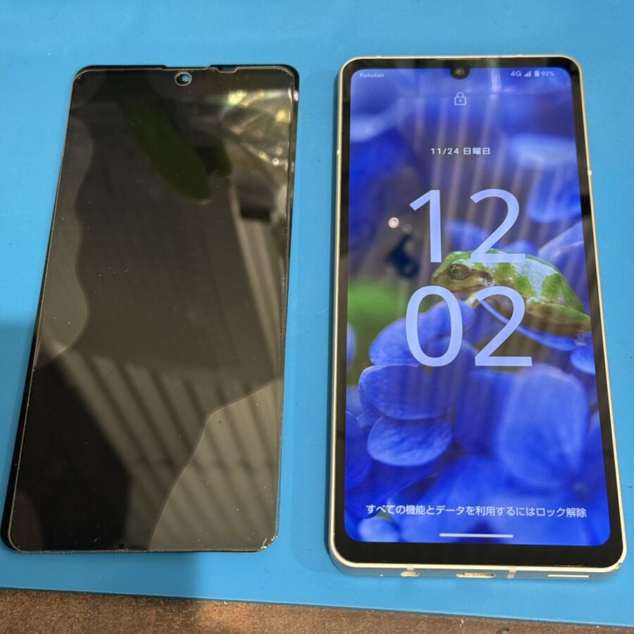 AQUOS sense6（アクオスセンス6）の画面修理ならデータそのまま、即日修理のスマホ修理工房渋谷店へ！