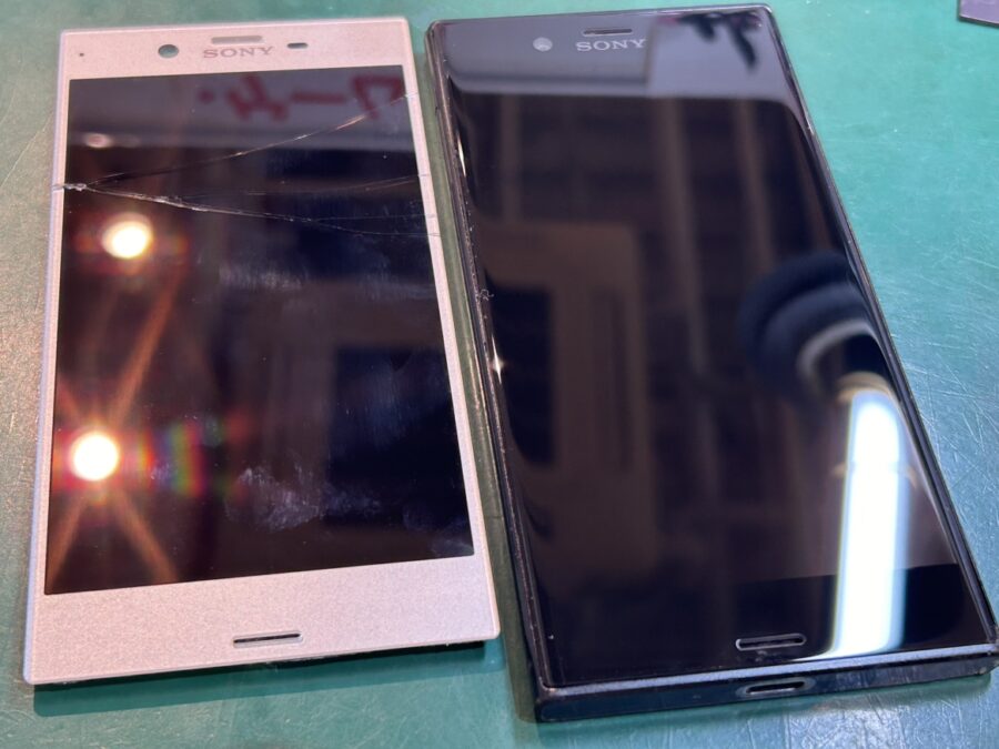 画面が割れてタッチがしづらい！SONY Xperia XZs（エクスペリア）の画面交換修理を行いました！