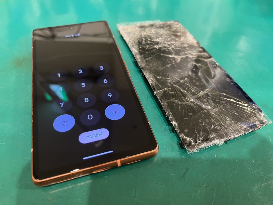 【スマホ修理工房新宿PePe店】Google Pixel7a（グーグルピクセル）の画面交換は最短60分～♪