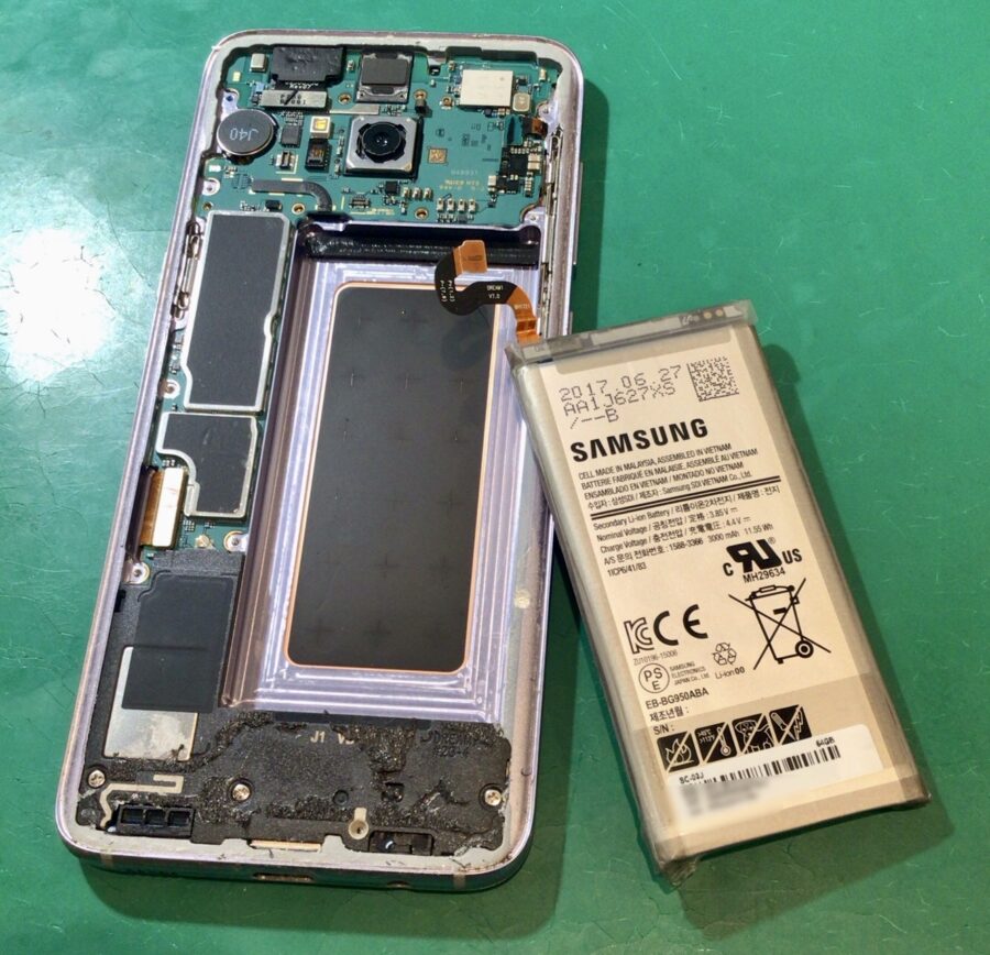 Galaxy S8　バッテリー劣化【スマホ修理工房 東松山店】