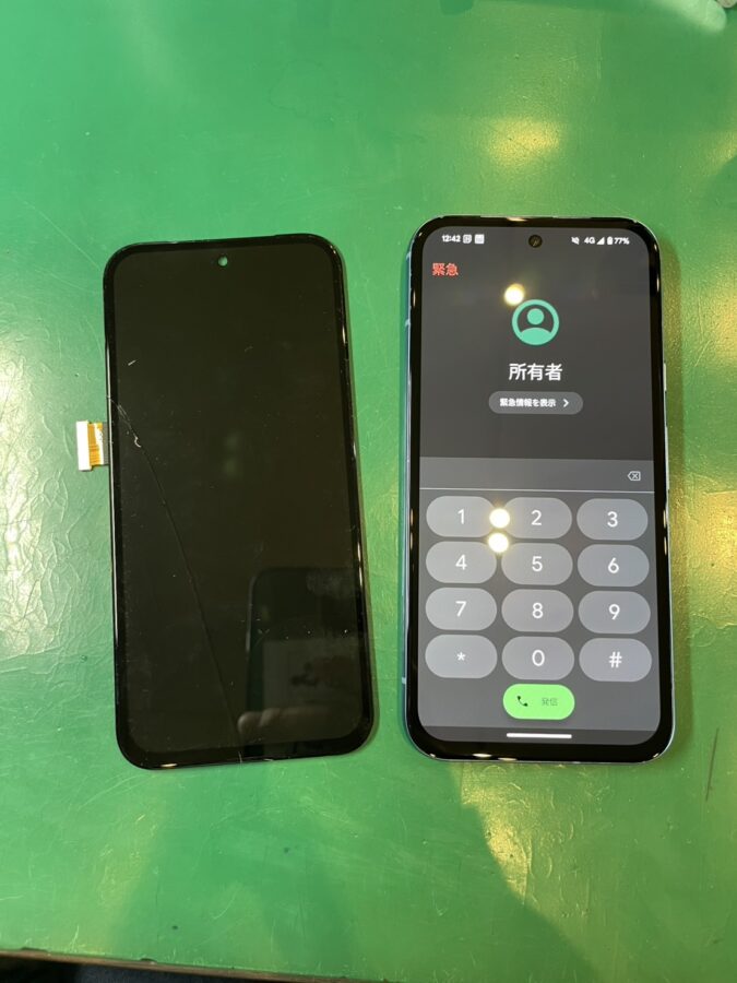 画面にヒビが入ってしまった。　Pixel8aの画面修理はスマホ修理工房へ！【スマホ修理工房ミーツ国分寺店】
