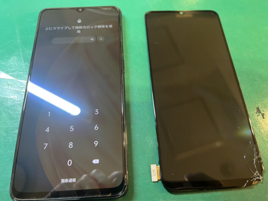 画面が割れてしまったOPPO Reno 3A （オッポ）の画面交換作業のご紹介です！【スマホ修理工房新宿PePe店】