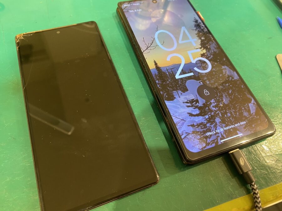 画面が映らない！？Google（グーグル）Pixel6の画面交換作業のご紹介です！【スマホ修理工房新宿PePe店】