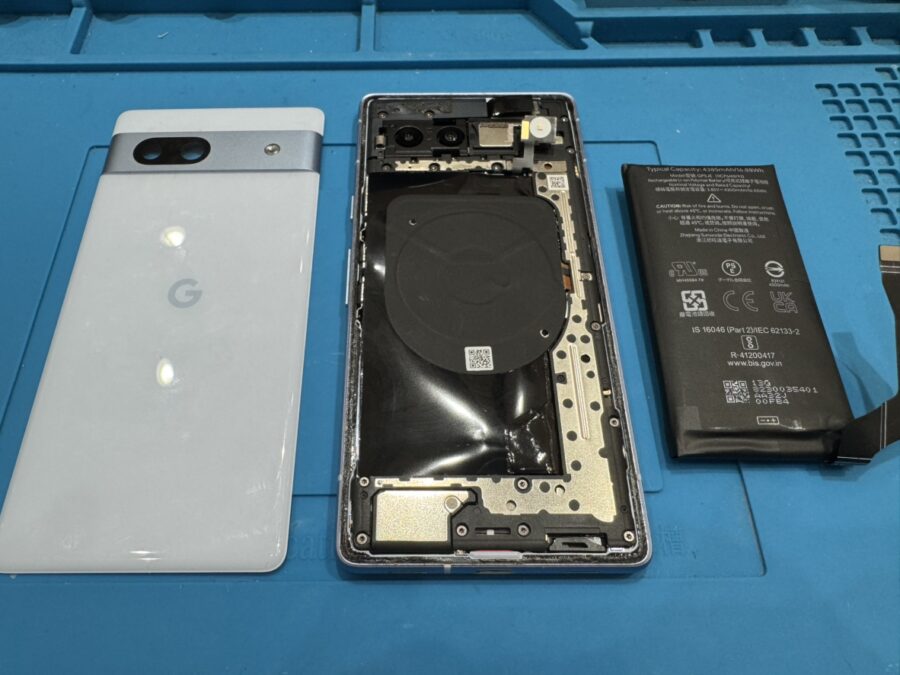 《池袋駅徒歩2分♪》Google pixel7aのバッテリー交換は、【スマホ修理工房　池袋P'パルコ本店】にお任せください！