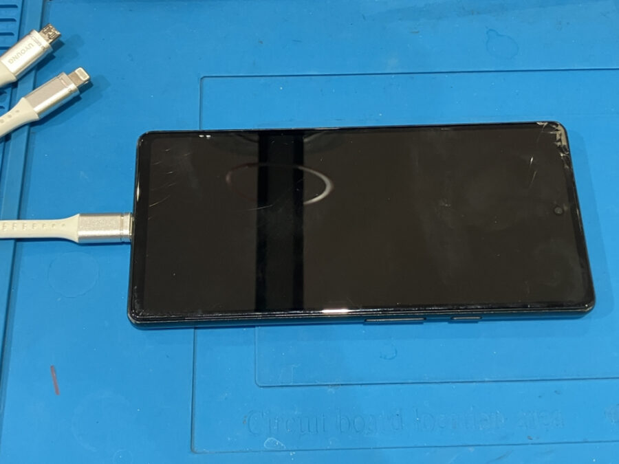 画面が割れてしまったPixel6a（ピクセル）修理を行いました!【スマホ修理工房　仙台PARCO2店】