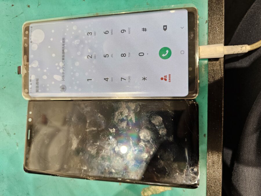 タッチが効かなくなった　Galaxy Note8（ギャラクシー）の修理を致しました！！【スマホ修理工房　北千住マルイ店】