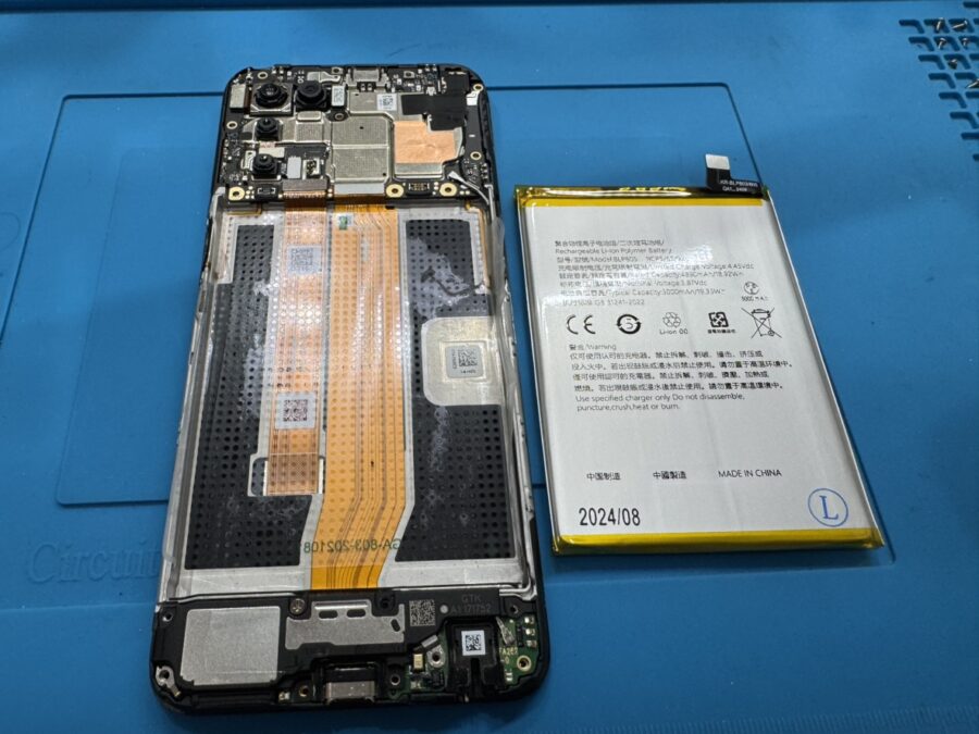 OPPO A54 5G （オッポ）のバッテリー交換なら、「スマホ修理工房　池袋P'パルコ本店」にお任せ！