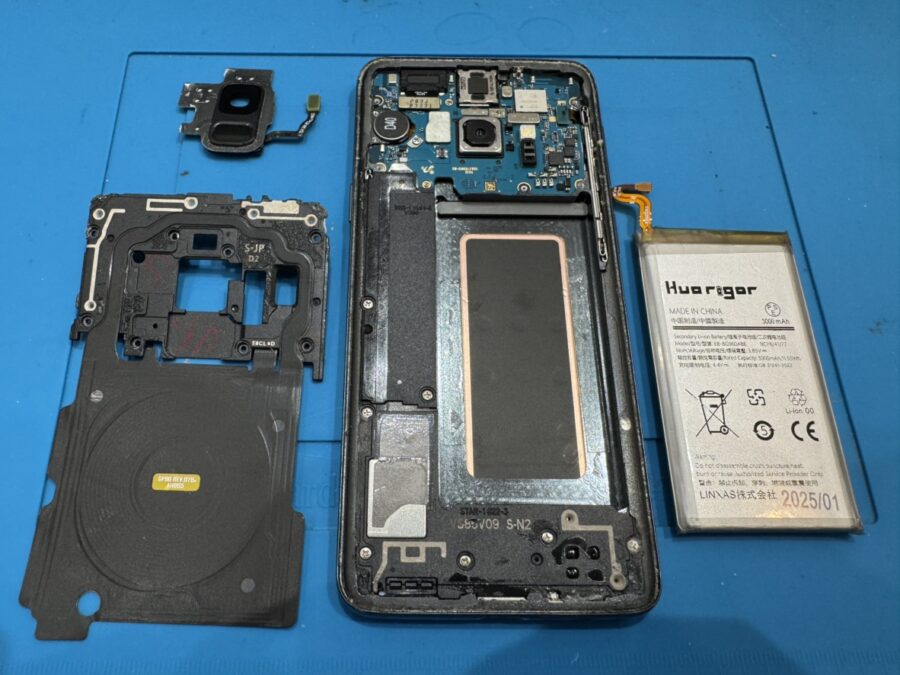 Samsung galaxy S9のバッテリー交換は、「スマホ修理工房　池袋P'パルコ本店」にお任せください！