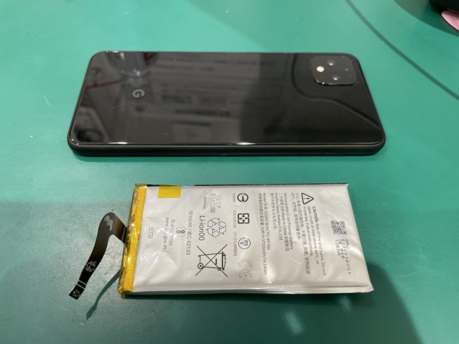 【バッテリー交換】Pixel4 XL(ピクセル4XL)【スマホ修理工房 戸塚モディ店】