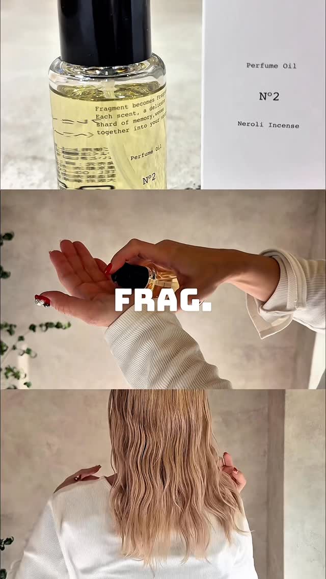正規販売店】FRAG. フレグ フレグランスヘアオイルのパイオニアLOAから