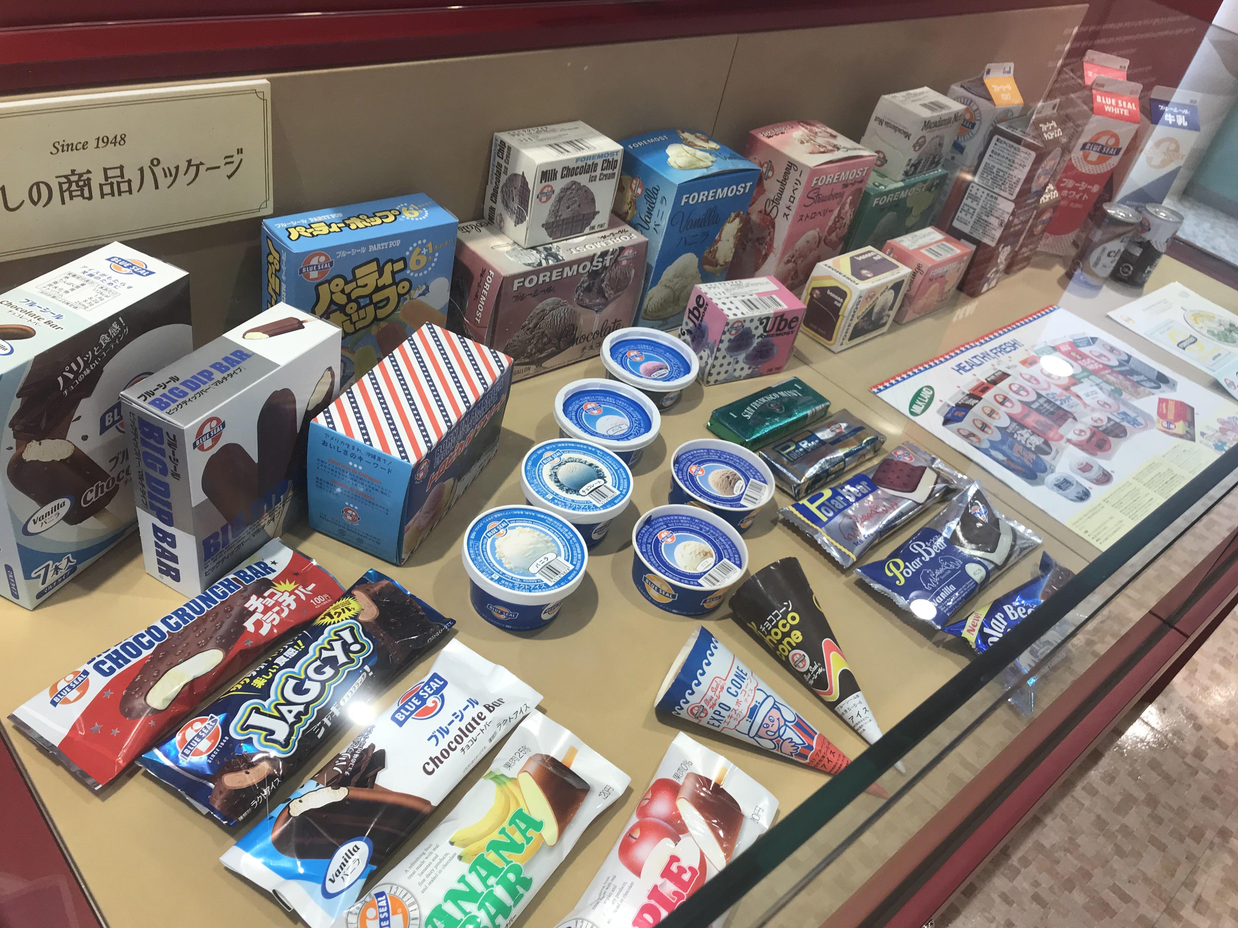Figure 9: Exhibition corner in Blue Seal ice cream shop