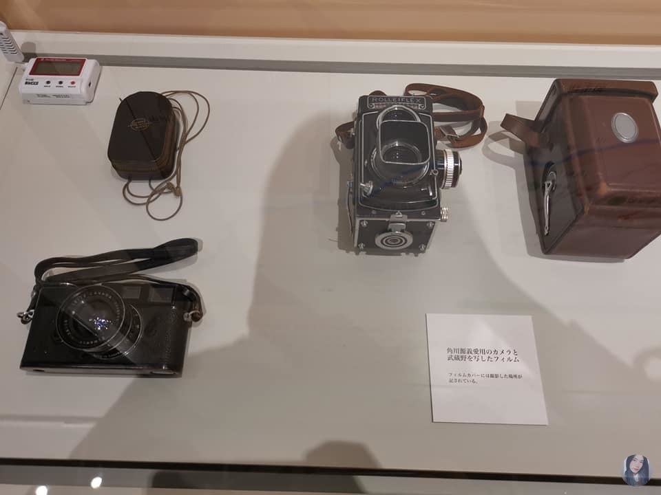 Many cameras were on display