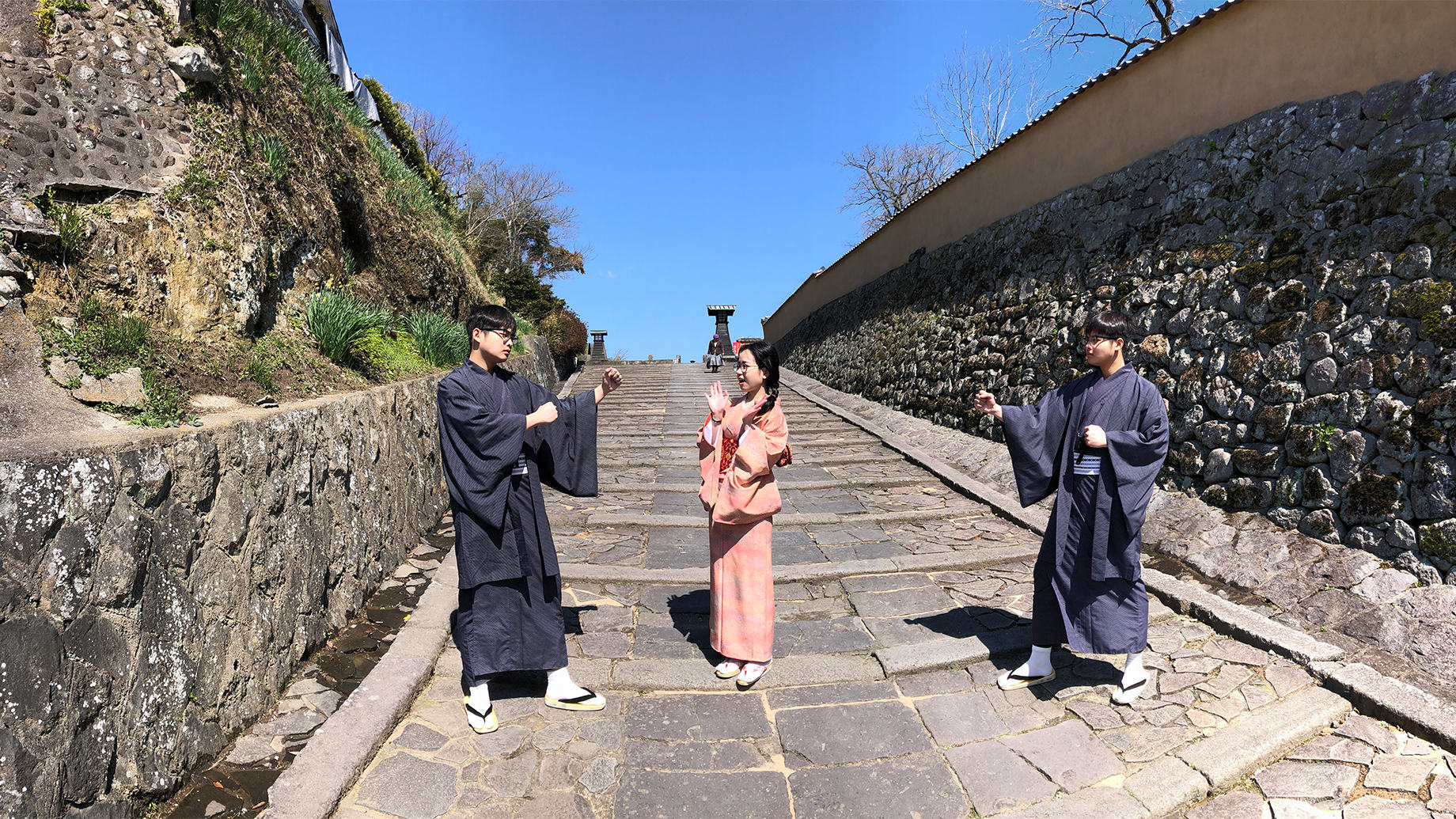 We wear Yukata for the very first time