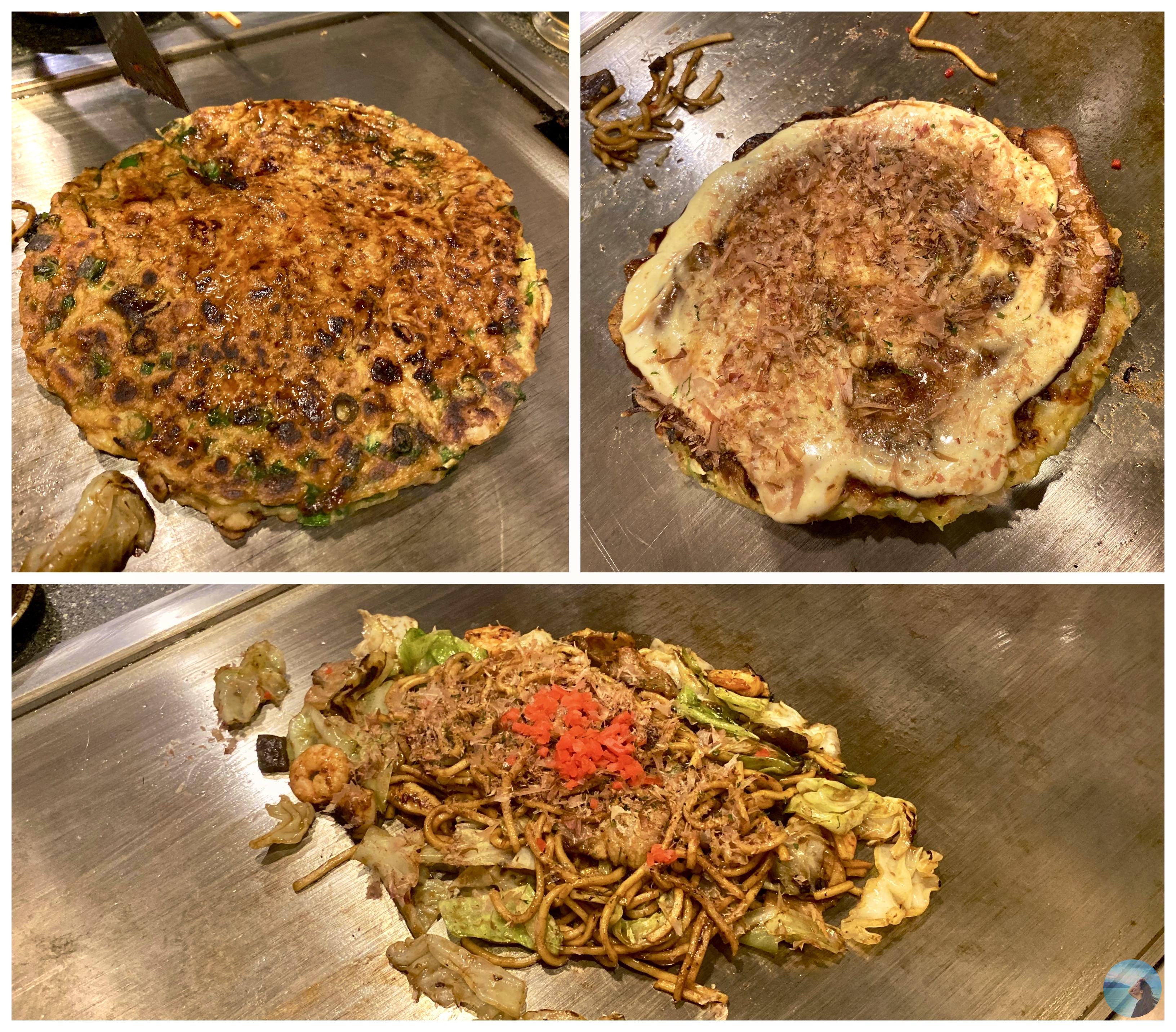 Okomomiyaki và Yakisoba