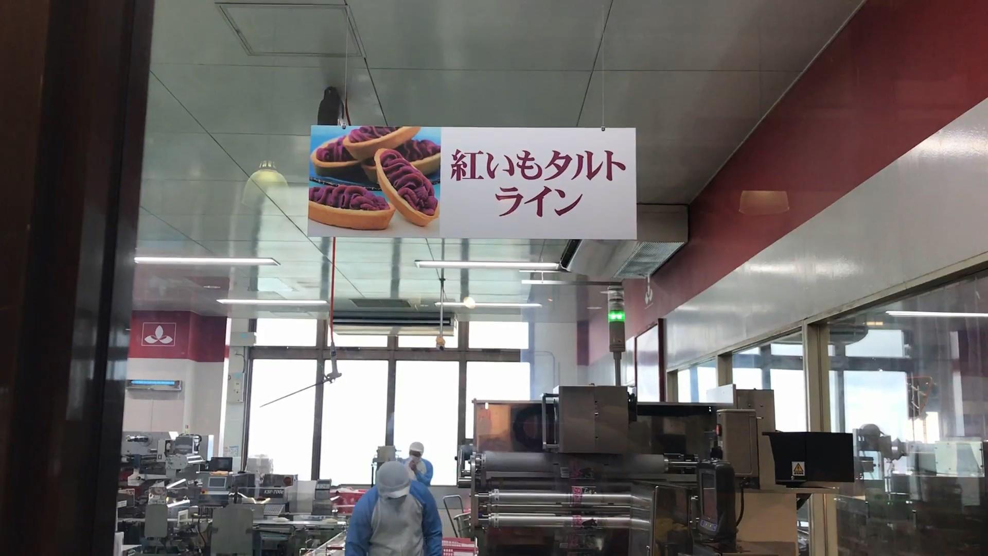 Figure 5: Photo of the production line of Sweet potato tart - The celebrity of Okinawa