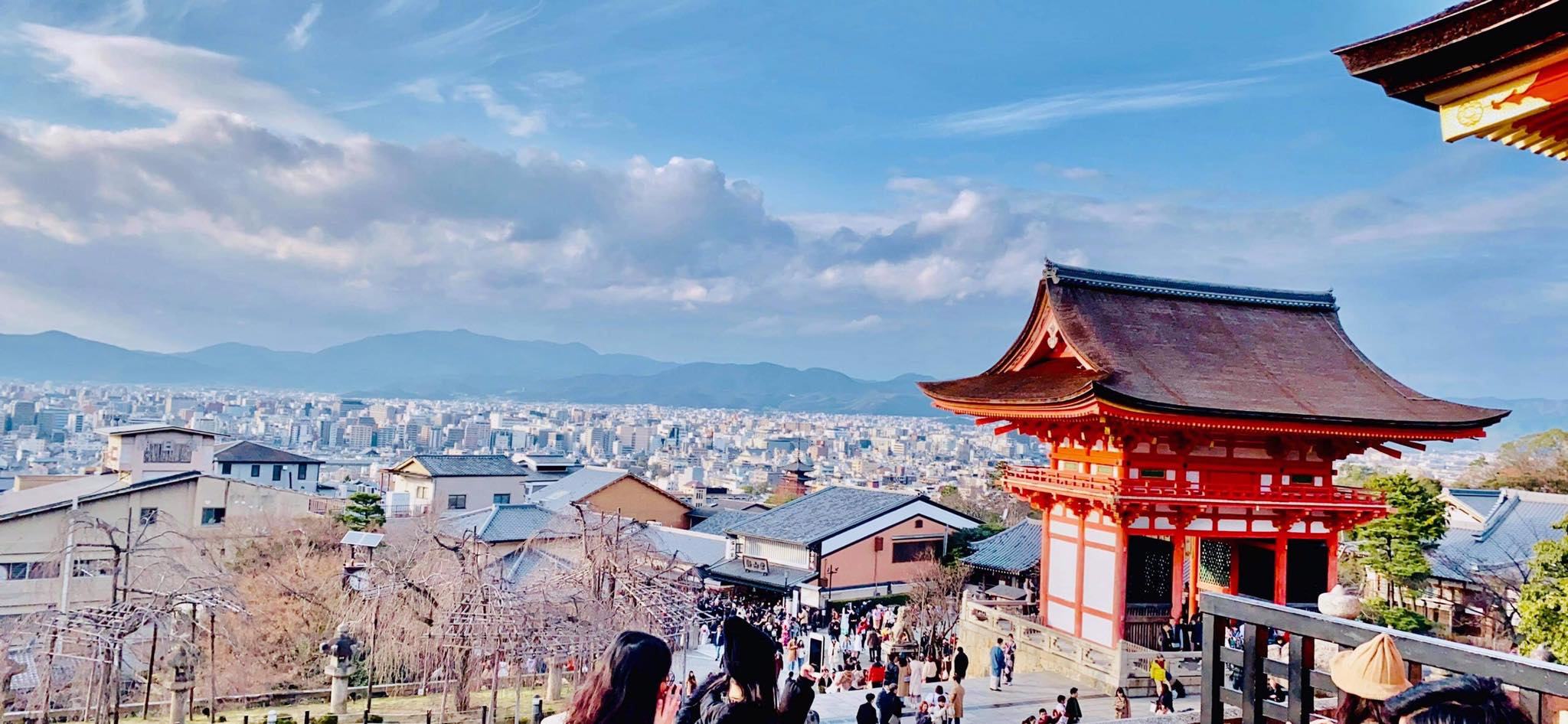 Kiyomizu-dera in cherry blossom season