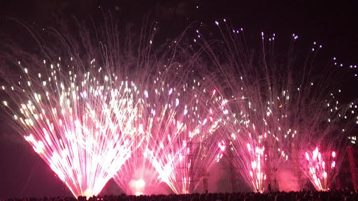 Photo of the amazing firework at Huis Ten Bosch